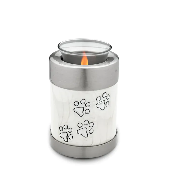 Pet Tealight Urn Perlemor 0,5 L